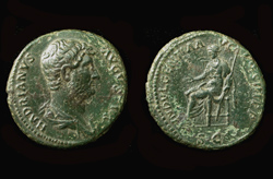 Hadrian, Æ As, Indulgentia reverse
